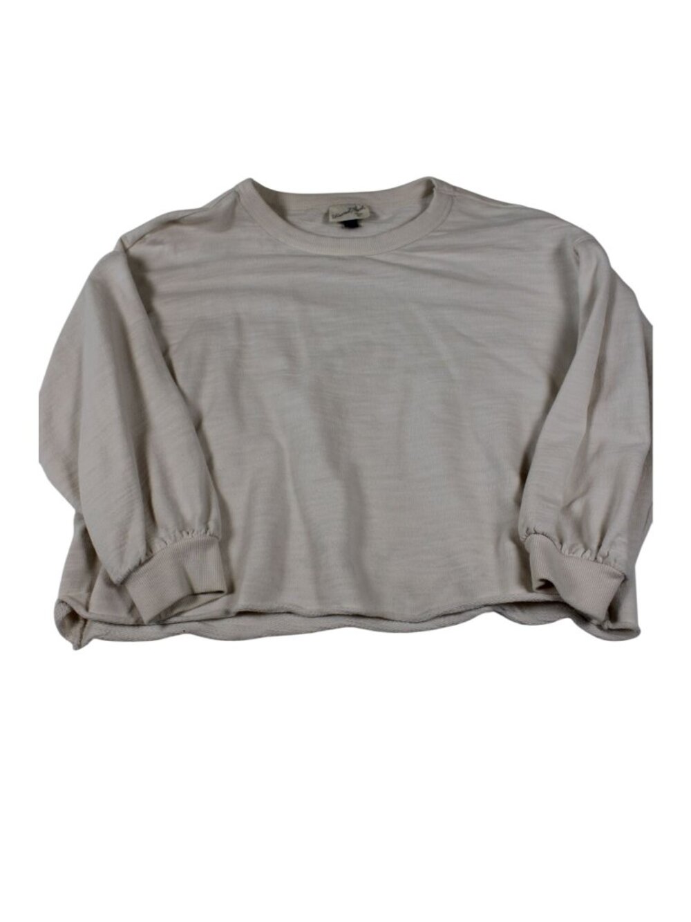 Universal Thread Womens Beige Long-Sleeve Crewneck Top XL - Picture 1 of 4